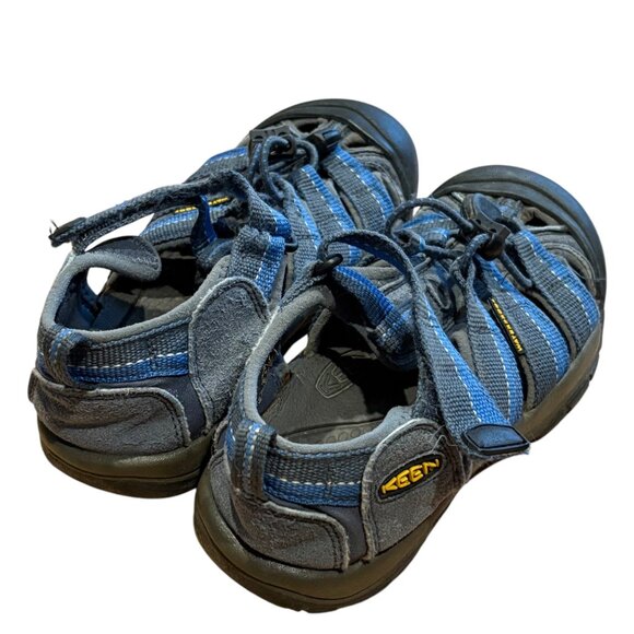 Keen Newport H2 Kids Sandals Size 2 US Blue/Gray Waterproof Hiking Shoes With Ad - Picture 3 of 6